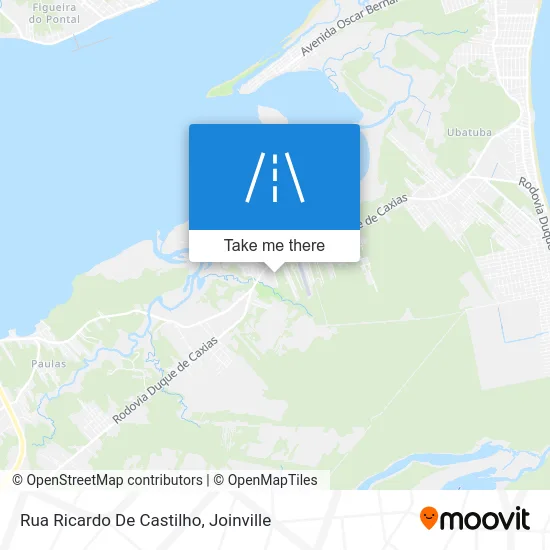 Rua Ricardo De Castilho map