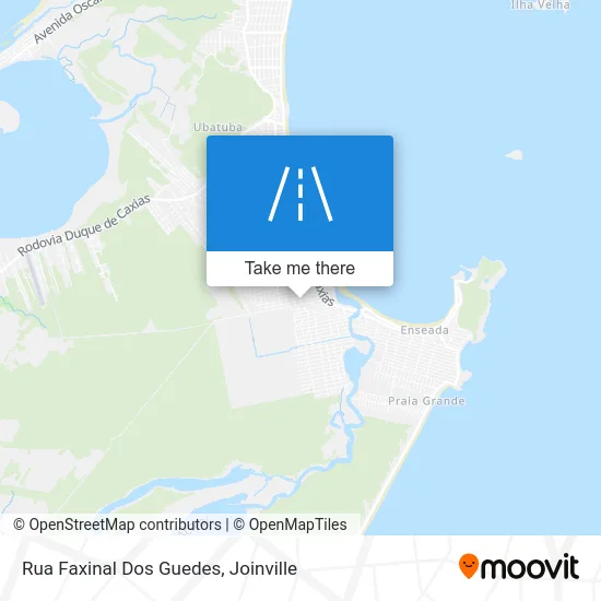 Rua Faxinal Dos Guedes map
