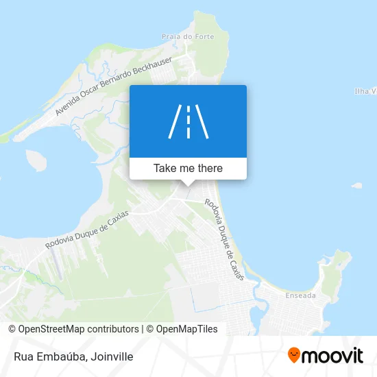 Rua Embaúba map