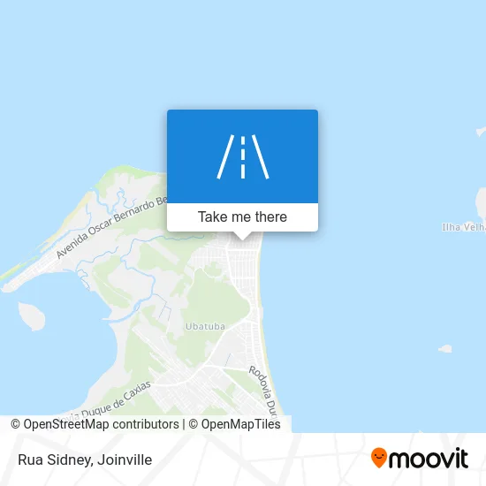 Rua Sidney map