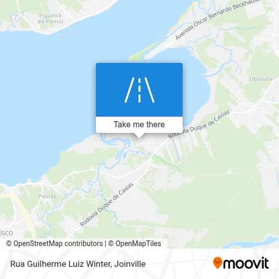 Rua Guilherme Luiz Winter map