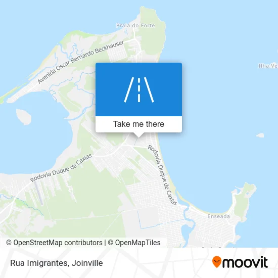 Rua Imigrantes map