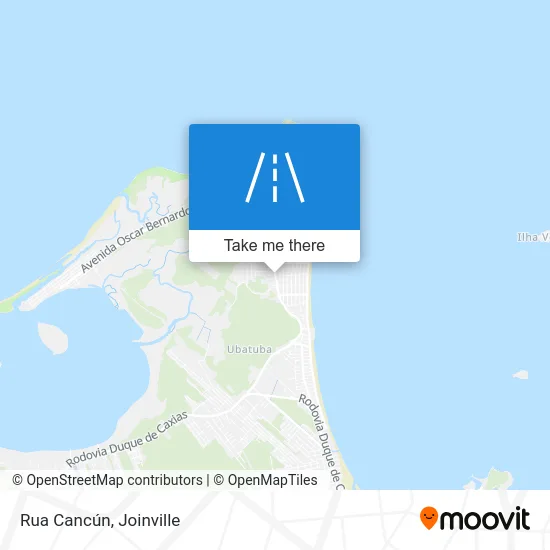 Rua Cancún map