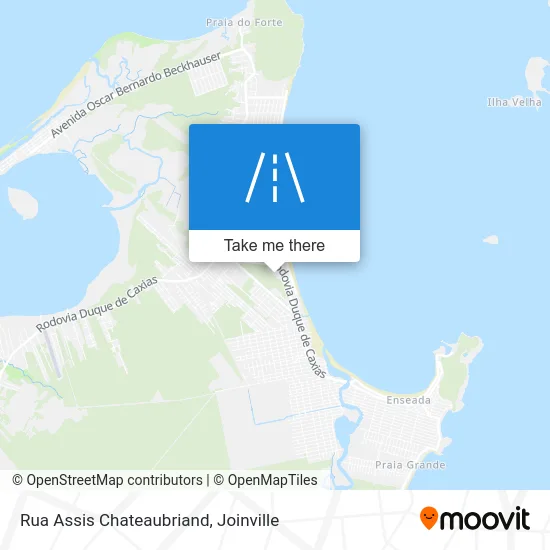 Rua Assis Chateaubriand map