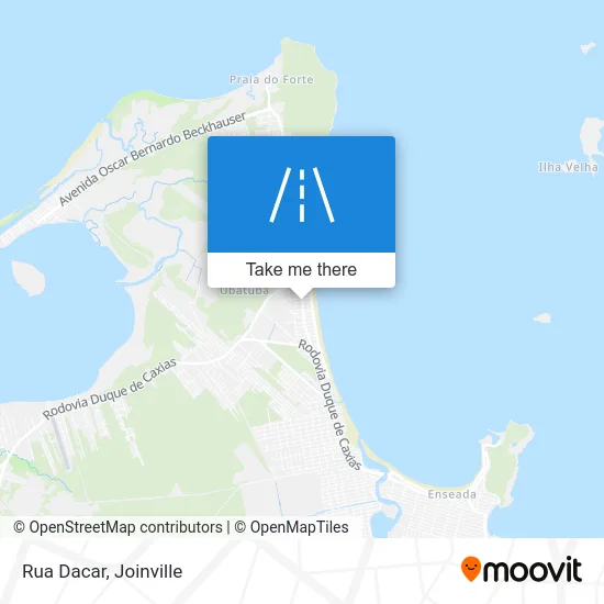 Rua Dacar map