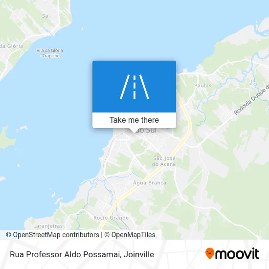 Rua Professor Aldo Possamai map