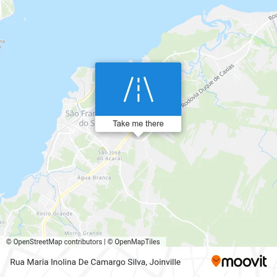 Rua Maria Inolina De Camargo Silva map