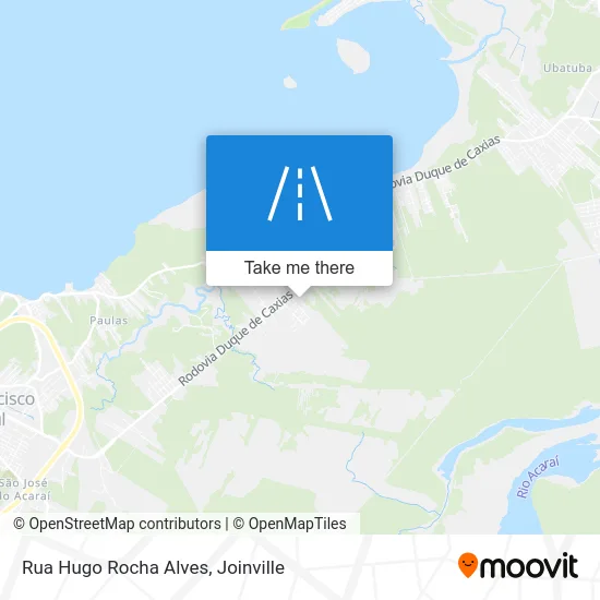 Rua Hugo Rocha Alves map