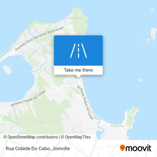Rua Cidade Do Cabo map