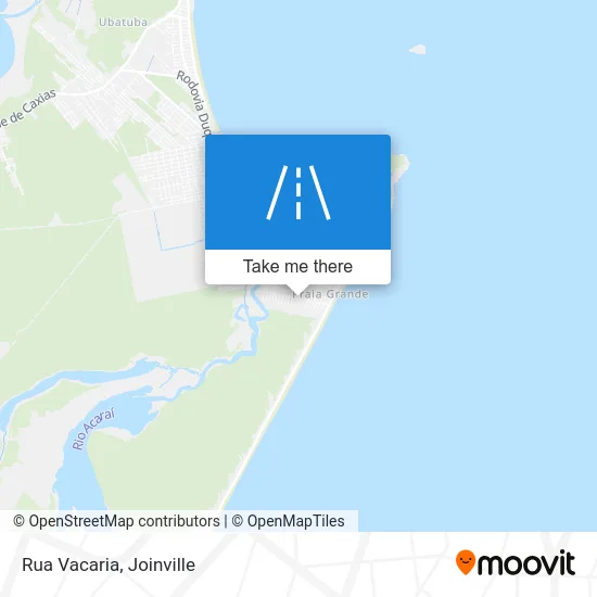 Rua Vacaria map