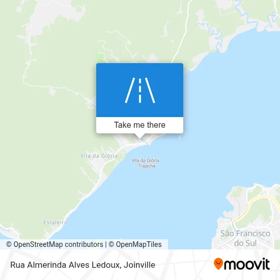 Rua Almerinda Alves Ledoux map