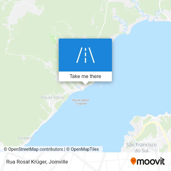 Rua Rosal Krüger map