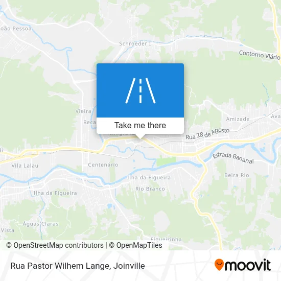 Rua Pastor Wilhem Lange map