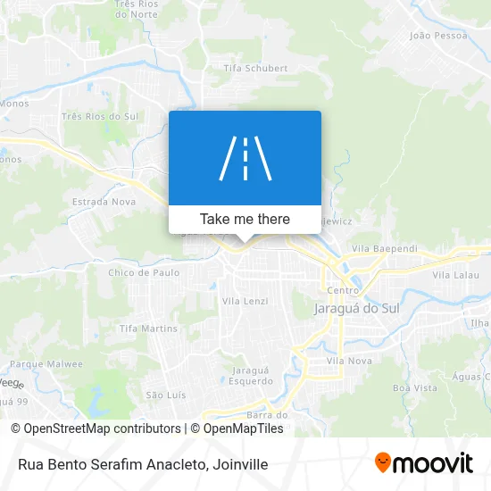 Rua Bento Serafim Anacleto map