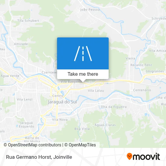 Rua Germano Horst map