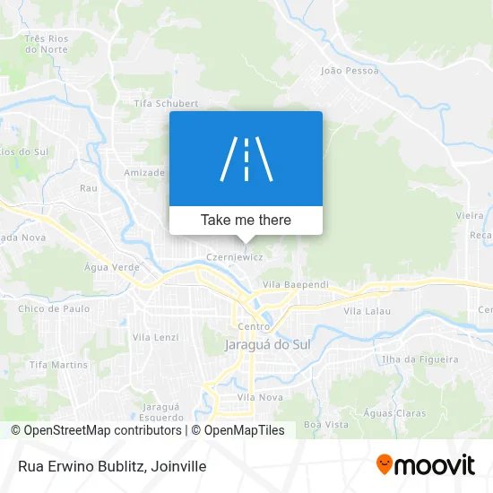 Rua Erwino Bublitz map