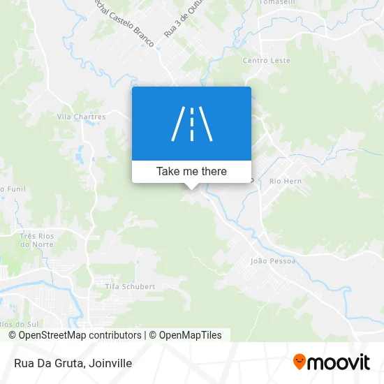 Rua Da Gruta map