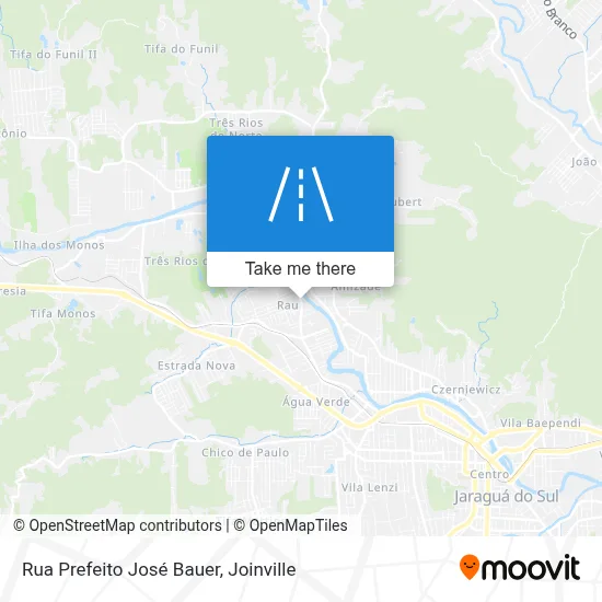 Rua Prefeito José Bauer map