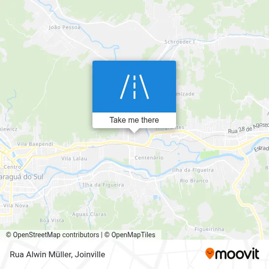 Rua Alwin Müller map