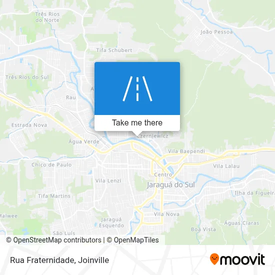 Rua Fraternidade map