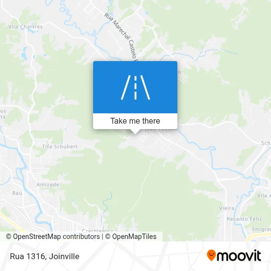 Rua 1316 map
