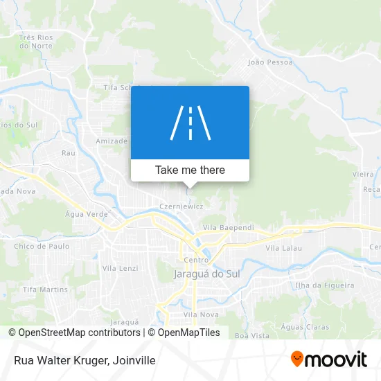 Rua Walter Kruger map