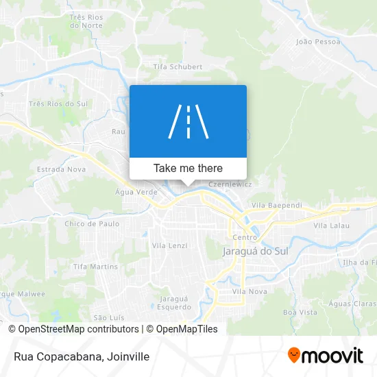Rua Copacabana map