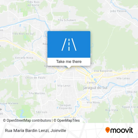 Rua Maria Bardin Lenzi map