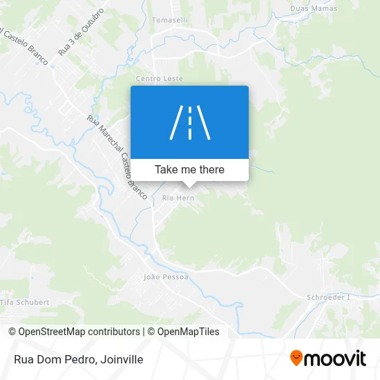 Rua Dom Pedro map