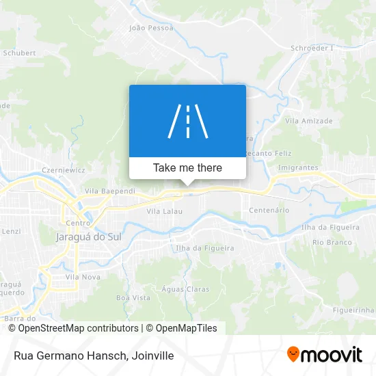 Rua Germano Hansch map