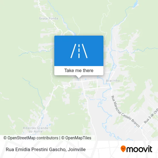 Rua Emidia Prestini Gascho map