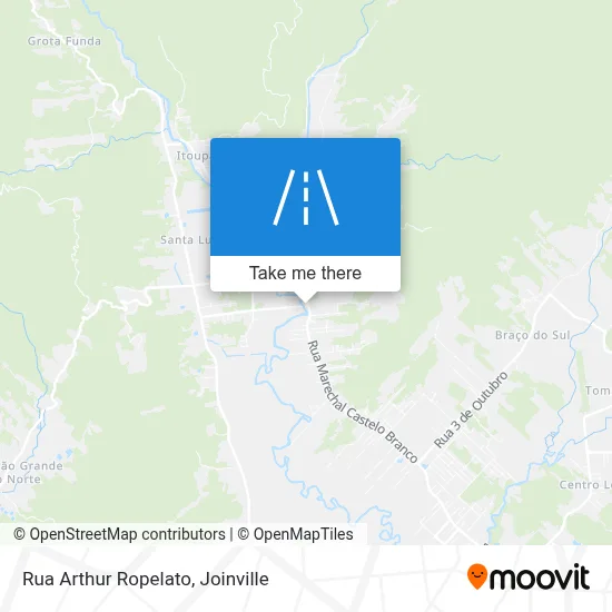 Rua Arthur Ropelato map