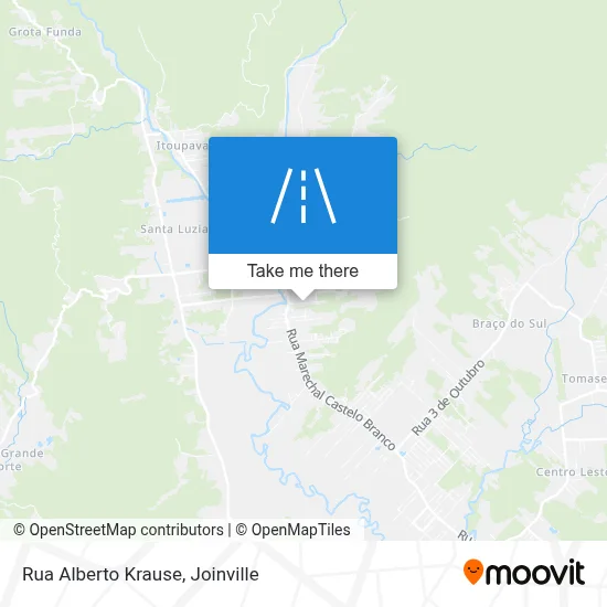 Rua Alberto Krause map