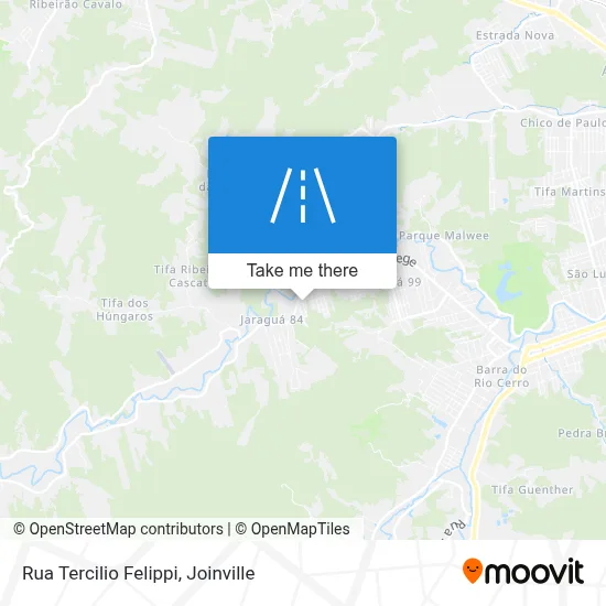 Rua Tercilio Felippi map