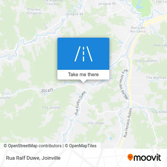 Rua Ralf Duwe map
