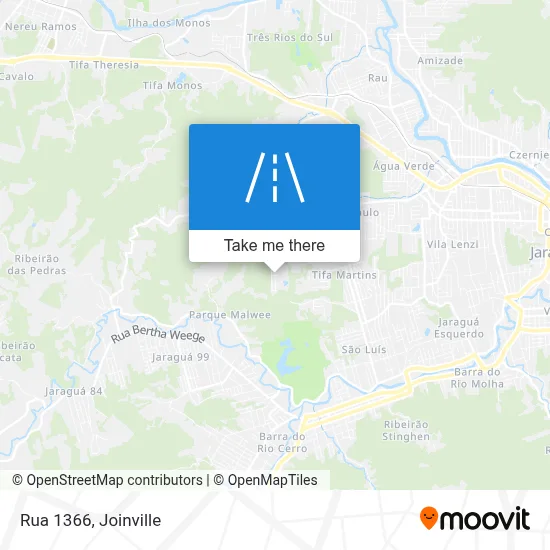Rua 1366 map