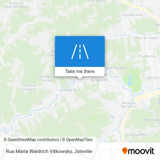 Rua Maria Waldrich Vitkowsky map