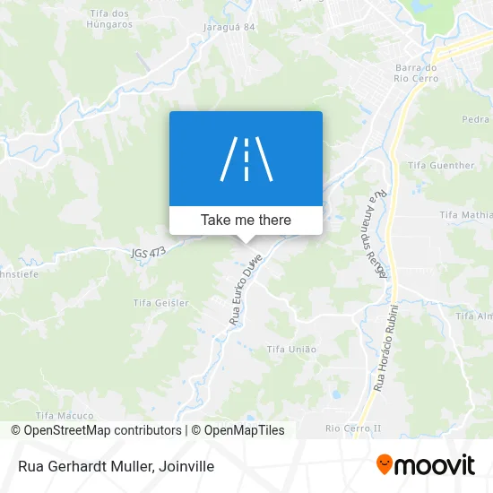 Rua Gerhardt Muller map