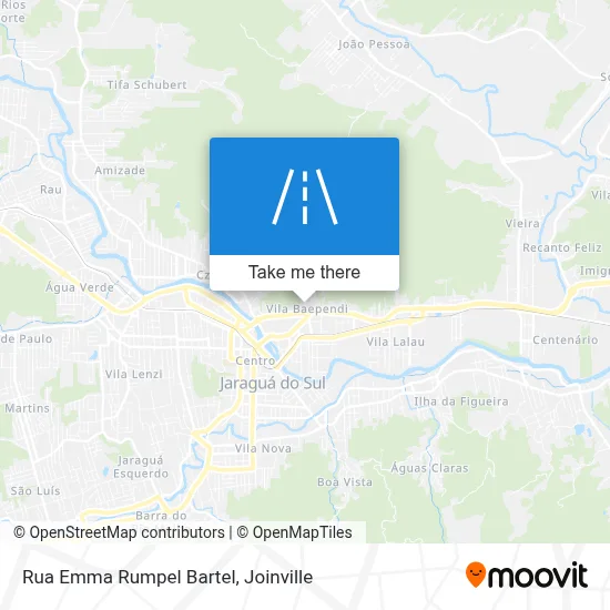 Rua Emma Rumpel Bartel map
