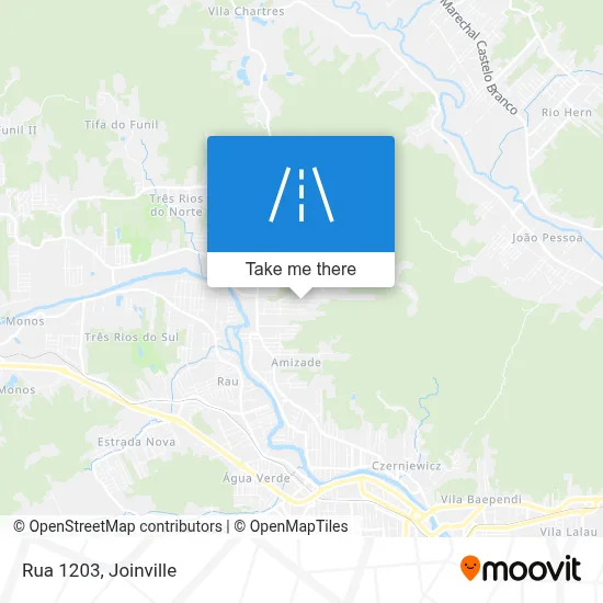 Rua 1203 map