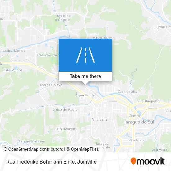 Rua Frederike Bohmann Enke map