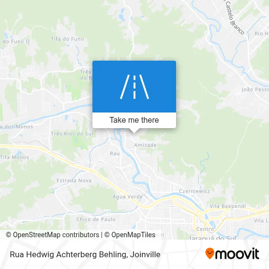 Rua Hedwig Achterberg Behling map