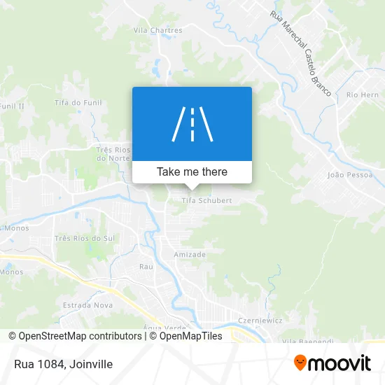 Rua 1084 map