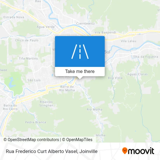 Rua Frederico Curt Alberto Vasel map