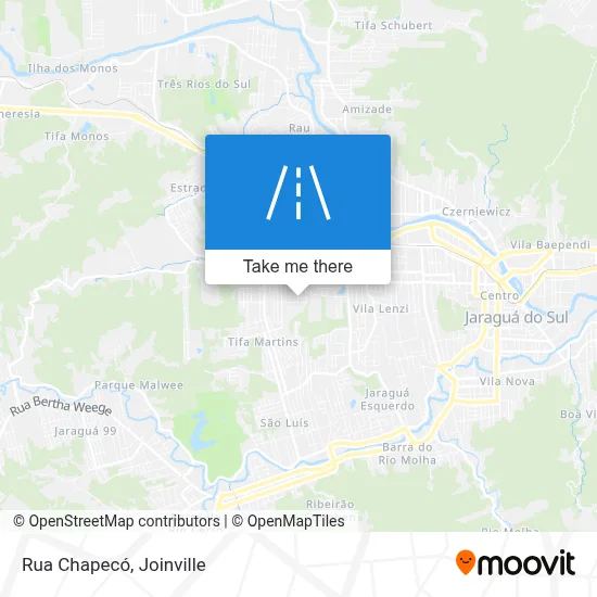 Rua Chapecó map