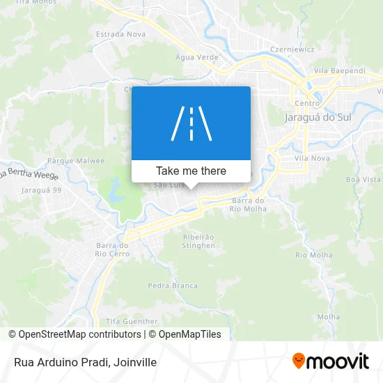 Rua Arduino Pradi map