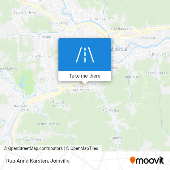 Rua Anna Karsten map