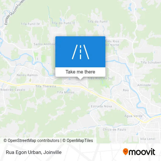 Rua Egon Urban map