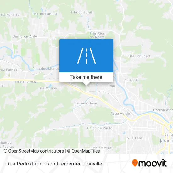 Rua Pedro Francisco Freiberger map