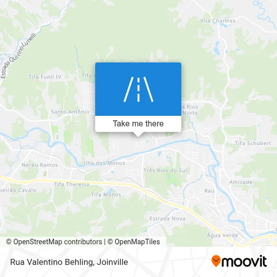 Rua Valentino Behling map